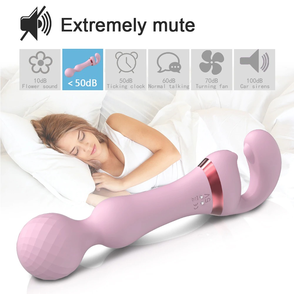 Women's Powerful Wand-Vibrator of 20 Modes / Female Stimulator Clitoris & Massager G-Spot - EVE's SECRETS