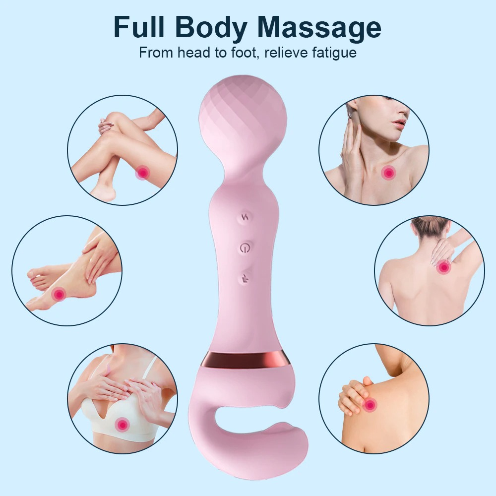 Women's Powerful Wand-Vibrator of 20 Modes / Female Stimulator Clitoris & Massager G-Spot - EVE's SECRETS