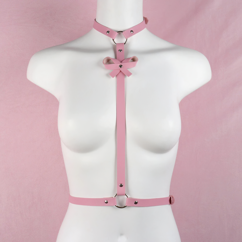Women's PU Leather Body Bondage Harness / Female BDSM Rave Outfit Underwear - EVE's SECRETS