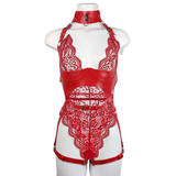 Women's PU Leather Body Suspenders / Ladies Body Bondage Garter Suit Underwear - EVE's SECRETS