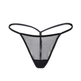 Women's Black Lace Garter Belt with G-String Panty / Female Erotic Underwear - EVE's SECRETS