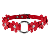 Women's Punk Choker Necklace / PU Leather Flower Festival Jewelry Accessories - EVE's SECRETS