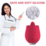 Women's Rose Clitoral Vibrator / Original Design Female Licking Stimulator / Sex Toys for Women - EVE's SECRETS