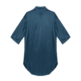 Women's Satin Nightshirt with 3/4 Sleeves / Solid Color Sleepshirts / Sexy Clothing for Women - EVE's SECRETS