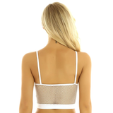 Women's See-Through Crop Tops in Two Colors / Party Erotic Clothing - EVE's SECRETS