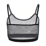 Women's See-Through Crop Tops in Two Colors / Party Erotic Clothing - EVE's SECRETS