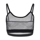 Women's See-Through Crop Tops in Two Colors / Party Erotic Clothing - EVE's SECRETS