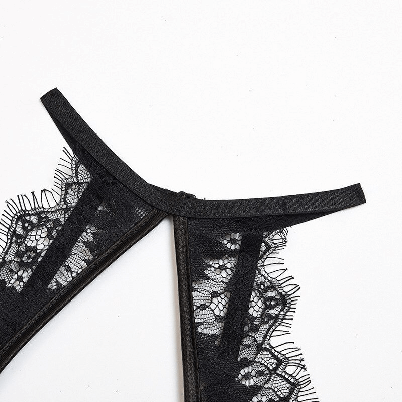 Women's Sensual Halter Lingerie Underwear / Female Exotic Bra and Thongs Apparel - EVE's SECRETS