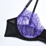 Women's Sensual Transparent Lace Lingerie / Exotic Female 3-Piece Garters Sets Underwear - EVE's SECRETS