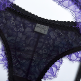 Women's Sensual Transparent Lace Lingerie / Exotic Female 3-Piece Garters Sets Underwear - EVE's SECRETS