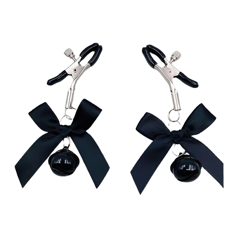 Women's Sexy Adjustable Nipple Clips / BDSM Adult Sex Toys with Small Bell - EVE's SECRETS