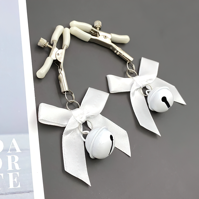 Women's Sexy Adjustable Nipple Clips / BDSM Adult Sex Toys with Small Bell - EVE's SECRETS