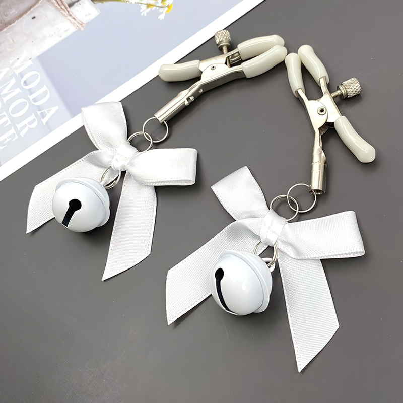 Women's Sexy Adjustable Nipple Clips / BDSM Adult Sex Toys with Small Bell - EVE's SECRETS