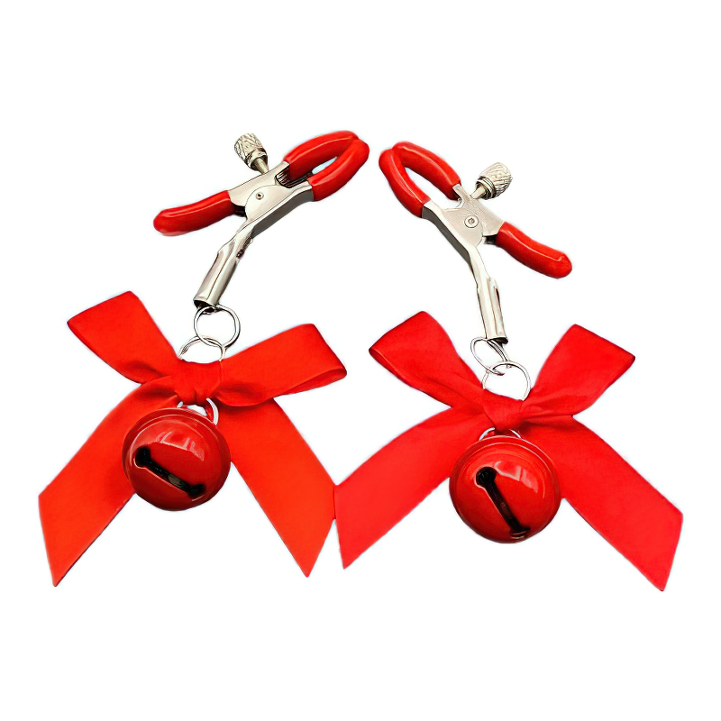 Women's Sexy Adjustable Nipple Clips / BDSM Adult Sex Toys with Small Bell - EVE's SECRETS