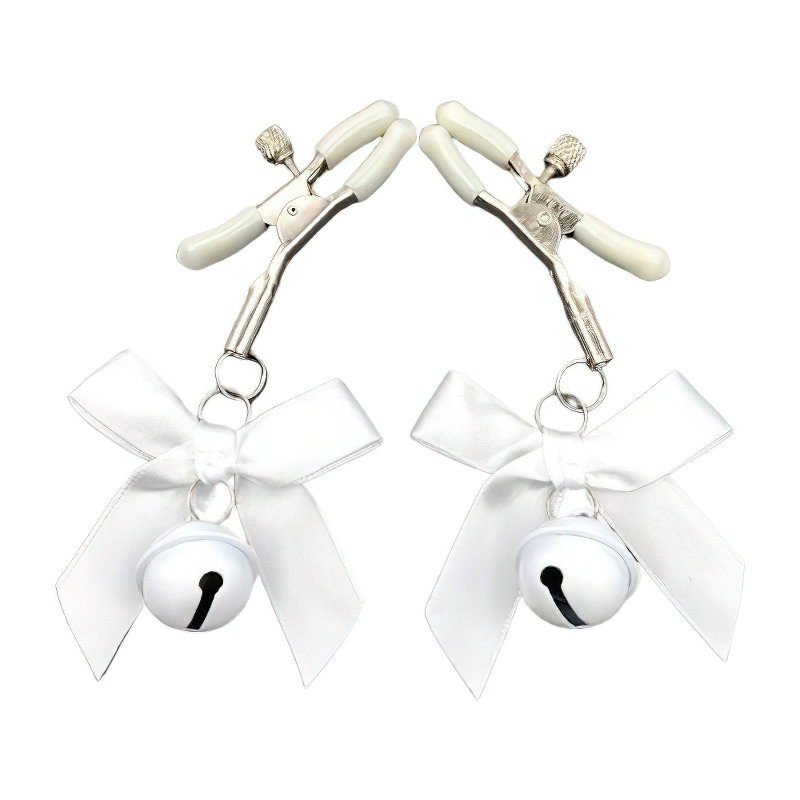 Women's Sexy Adjustable Nipple Clips / BDSM Adult Sex Toys with Small Bell - EVE's SECRETS