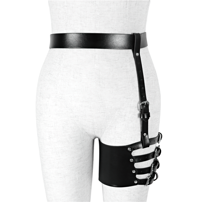 Women's Sexy BDSM Harness Bra Set / Erotic Body Bondage and Garter Belt Lingerie Stocking - EVE's SECRETS