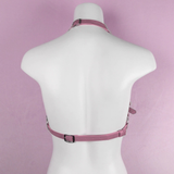 Women's Sexy Chest Harness in Three Colors / BDSM PU Leather Bondage with Rivets - EVE's SECRETS