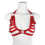 Women's Sexy Chest Harness in Three Colors / BDSM PU Leather Bondage with Rivets - EVE's SECRETS