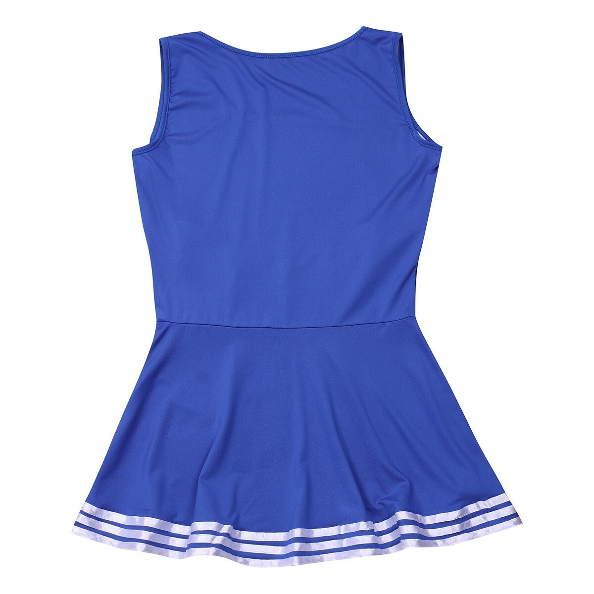 Women's Sexy Cosplay Costume Cheerleader / Sleeveless School Uniform / Erotic Mini Striped Dress - EVE's SECRETS