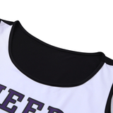 Women's Sexy Cosplay Costume Cheerleader / Sleeveless School Uniform / Erotic Mini Striped Dress - EVE's SECRETS