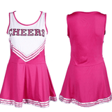 Women's Sexy Cosplay Cheerleader Costume / Sleeveless School Uniform / Erotic Striped Mini Dress - EVE's SECRETS