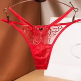 Women's Sexy G-Strings with Butterfly Embroidery / Ladies Lace Lingerie - EVE's SECRETS