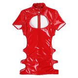 Women's Sexy Hollow Out Mini Dress / Bodycon Tempting Dress / Female Erotic Clubwear - EVE's SECRETS