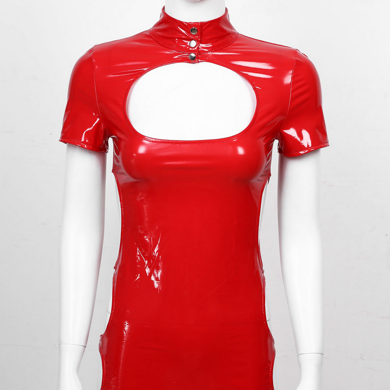 Women's Sexy Hollow Out Mini Dress / Bodycon Tempting Dress / Female Erotic Clubwear - EVE's SECRETS