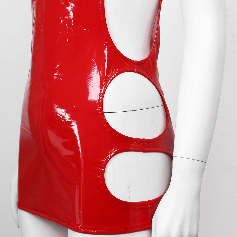 Women's Sexy Hollow Out Mini Dress / Bodycon Tempting Dress / Female Erotic Clubwear - EVE's SECRETS