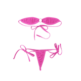 Women's Sexy Intimate Night Micro Bikini / Shoulder Bra Top with T-Back Lingerie Sets - EVE's SECRETS