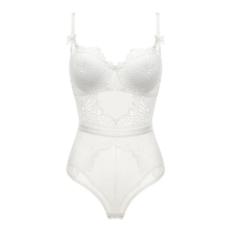 Women's Sexy Lace Bodycon Underwear with Embroidery / Erotic Lingerie with Push Up Bra - EVE's SECRETS