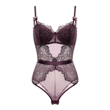 Women's Sexy Lace Bodycon Underwear with Embroidery / Erotic Lingerie with Push Up Bra - EVE's SECRETS