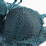 Women's Sexy Lace Bodycon Underwear with Embroidery / Erotic Lingerie with Push Up Bra - EVE's SECRETS