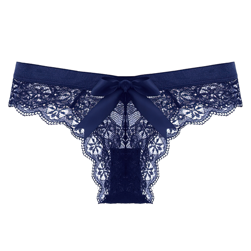Women's Sexy Lace Panties With Low Waist / Ladies Aesthetic Transparent Underwear - EVE's SECRETS