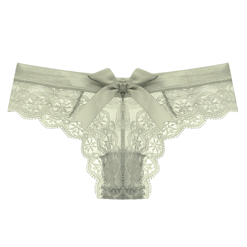 Women's Sexy Lace Panties With Low Waist / Ladies Aesthetic Transparent Underwear - EVE's SECRETS
