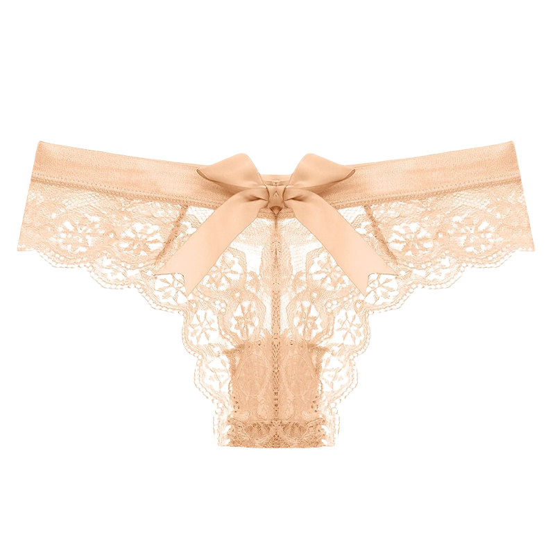 Women's Sexy Lace Panties With Low Waist / Ladies Aesthetic Transparent Underwear - EVE's SECRETS