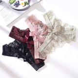 Women's Sexy Lace Panties With Low Waist / Ladies Aesthetic Transparent Underwear - EVE's SECRETS