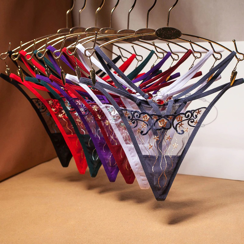 Women's Sexy Panties with Lace Embroidery / Female Erotic Lingerie - EVE's SECRETS