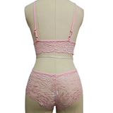 Women's Sexy Solid Lace Underwear Set / Erotic Female Floral Lace Bras+Thongs - EVE's SECRETS