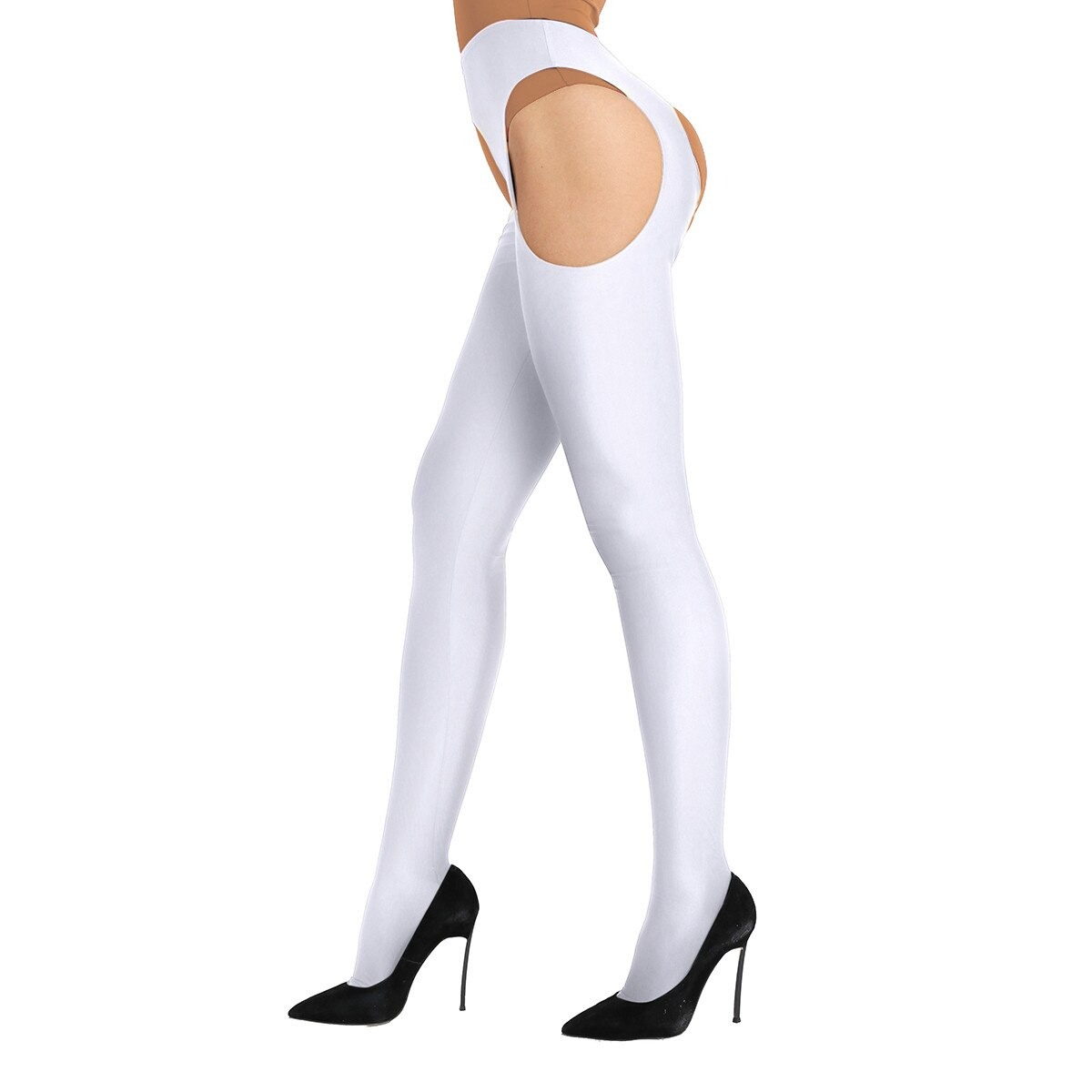 Women's Sexy Stockings with Open Crotch and Butt / Hollow Out Erotic Tights - EVE's SECRETS