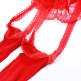 Women's Sexy Stockings With Transparent Highs Thigh / Elastic Lingerie With Belt Suspender - EVE's SECRETS