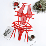 Women's Sexy Transparent Bandage Lingerie / Sensual Erotic Female Mesh Apparel - EVE's SECRETS