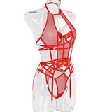 Women's Sexy Transparent Bandage Lingerie / Sensual Erotic Female Mesh Apparel - EVE's SECRETS