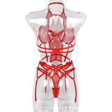 Women's Sexy Transparent Bandage Lingerie / Sensual Erotic Female Mesh Apparel - EVE's SECRETS