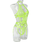 Women's Sexy Transparent Bandage Lingerie / Sensual Erotic Female Mesh Apparel - EVE's SECRETS