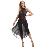 Women's Sexy Transparent Mesh Dress / See-Through Sleeveless Erotic Clothing - EVE's SECRETS