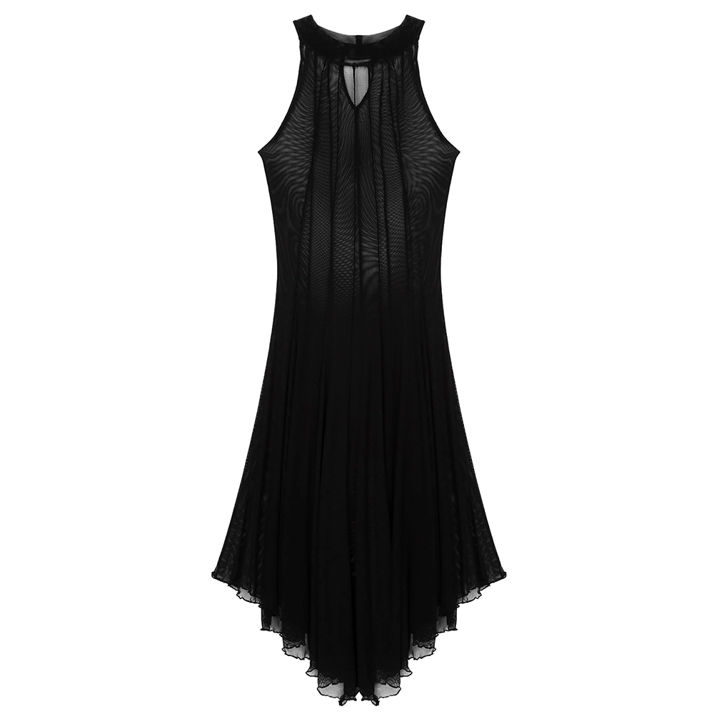 Women's Sexy Transparent Mesh Dress / See-Through Sleeveless Erotic Clothing - EVE's SECRETS