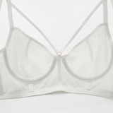 Women's Sexy Ultra-Thin Unlined Transparent Lingerie Set / Push-Up Side Support Bra with Panty - EVE's SECRETS