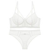 Women's Sexy Ultra-Thin Unlined Transparent Lingerie Set / Push-Up Side Support Bra with Panty - EVE's SECRETS