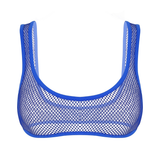 Women's Sheer Bra Top / U-Neckline Exotic Crop Top / Female Sexy Outfits - EVE's SECRETS